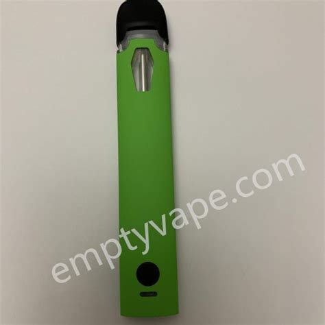 Custom Cartridge Empty Vape Disposable Pen 2ML Green Blank Empty