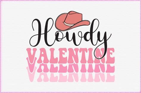 Retro Howdy Valentine Svg Graphic By Diycraftsy Creative Fabrica