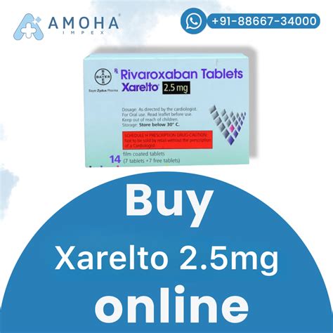 Rivaroxaban Xarelto Mg Tablet At Rs Stripe Xarelto Tablets In