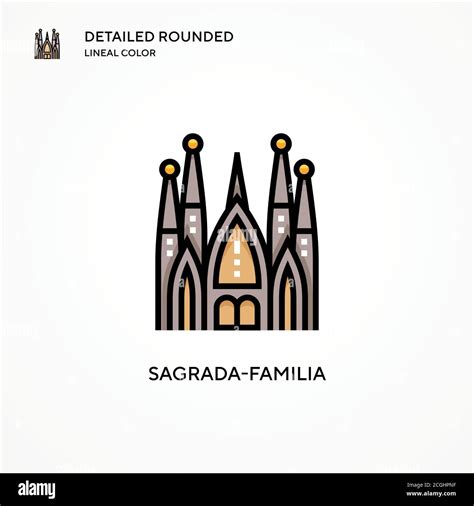 Icono de vector Sagrada familia Conceptos modernos de ilustración