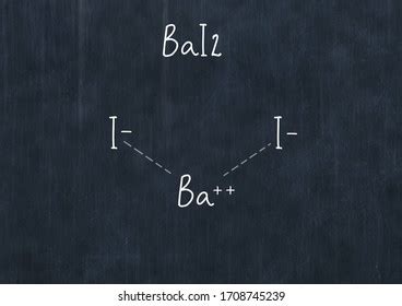 Barium Iodide Formula Handwritten Chemical Formula Stock Illustration ...