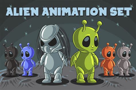 2d Alien Free Sprite By Free Game Assets Gui Sprite Tilesets