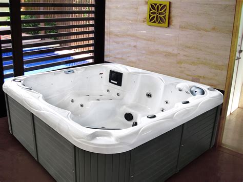 Sol Outdoor Brophy Person Jet Acrylic Square Hot Tub With Ozonator Reviews Wayfair