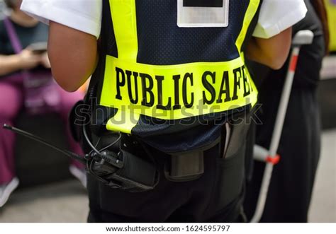 Safety Public Guard In New York City City Life Concept