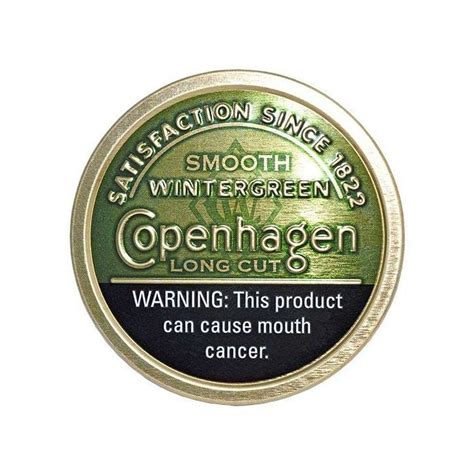 Order Copenhagen Wintergreen Smooth 12oz Long Cut Northerner Us