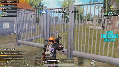 Pubg Mobile Game Play Dynamo Dynamo Playing With Our Team In