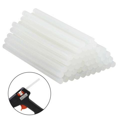 80pc Hot Melt Glue Gun Sticks 7mm X 10cm Heat Strong Adhesive Bond