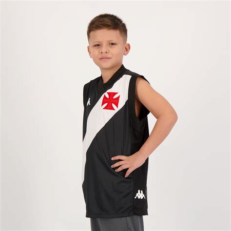 Kappa Vasco Away Teens Basketball Sleeveless Shirt Futfanatics