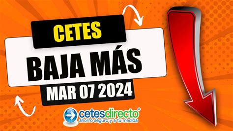 Actualización Semanal De Cetes Directo🏦 ⚠️tasas Bajan⚠️ Youtube