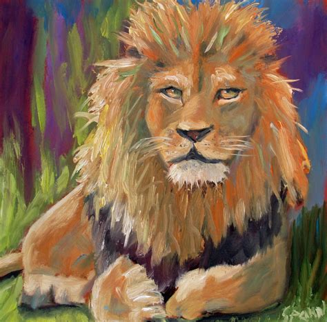 Daily Painters Of Colorado Susan Spohn Lion Resting