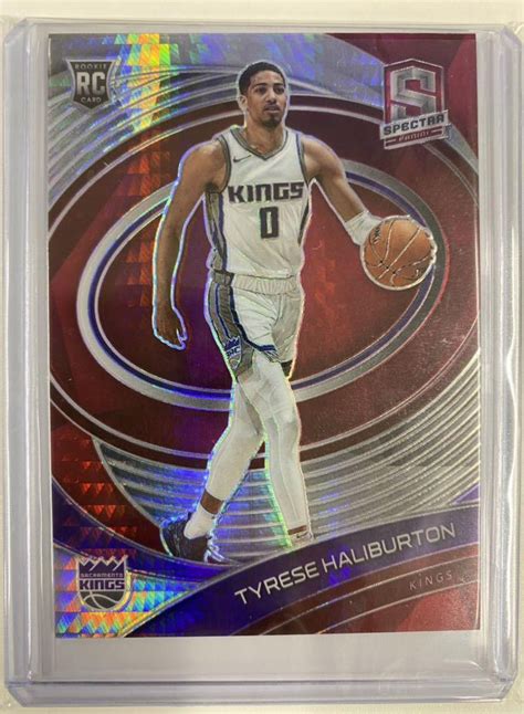 Yahoo Tyrese Haliburton Silver Prizm Spectra