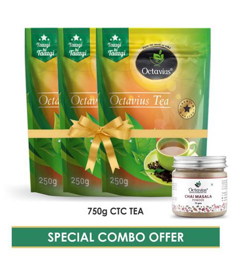 Octavius Assam Tea Loose Leaf 750gm Ctc And Chai Masala 75 Gm Buy Octavius Assam Tea Loose Leaf