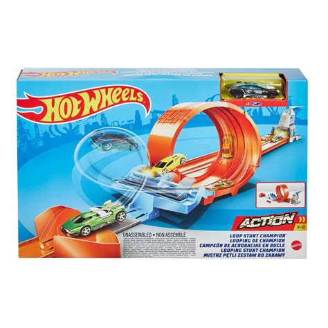 Hot Wheels Loop Stunt Champion Track Set - Entertainment Earth