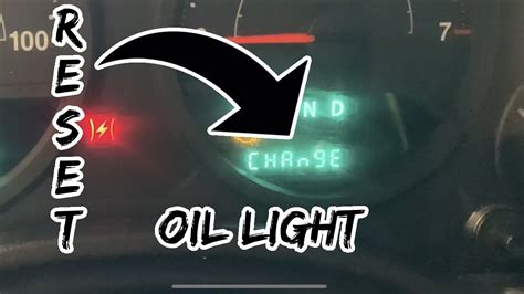 Reset Jeep Oil Change Light