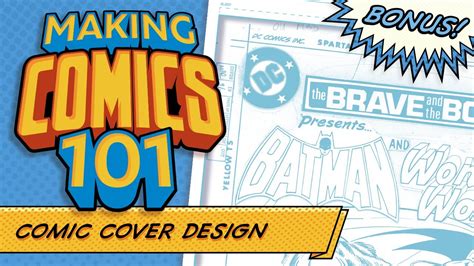 Comic Book Cover Design Making Comics 101 Bonus Youtube