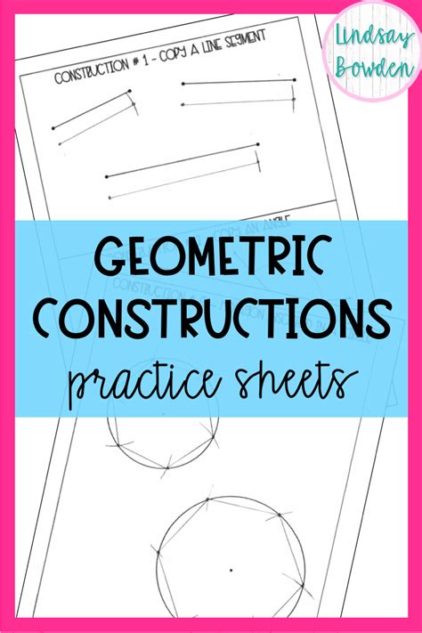 Geometric Constructions Worksheets