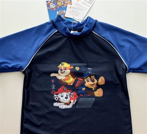 Paw Patrol Badeshirt Uv Schutz Badebekleidung Junge T Shirt