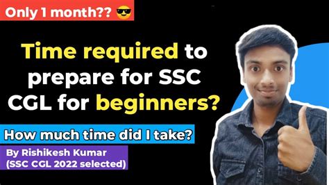 How Much Time Is Sufficient For Ssc Cgl Preparation Ssc Cgl