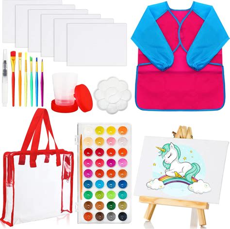 Set for Kids 19 Pcs Paint Sets Art Painting Supplies for Drawing Kids 6 ...