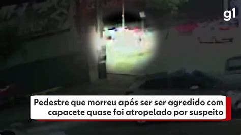 V Deos Mostram Pedestre Que Morreu Ap S Ser Agredido Capacete Quase