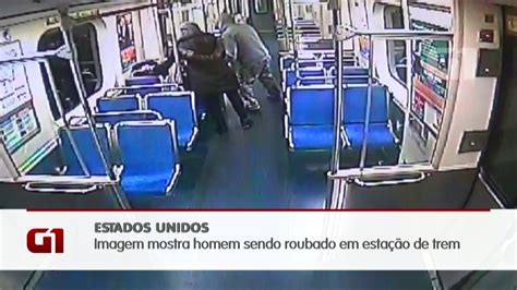 Imagem Mostra Homem Sendo Roubado Em Esta O De Trem Nos Eua Ltimas