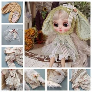 REBUY Blythe Doll Clothes Cute Princess Dress OB22 OB24 Accessories