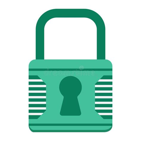 Padlock Flat Icon Security And Lock Stock Vector Illustration Of Protection Lock 95215260