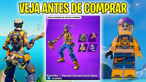 Veja Antes De Comprar Skin NatÁlia Pacote Construtora Nata Fortnite