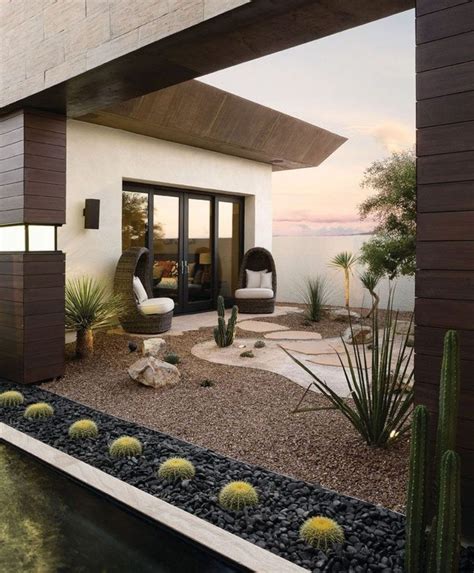 Relaxing Modern Rock Garden Ideas To Make Your Backyard Beautiful