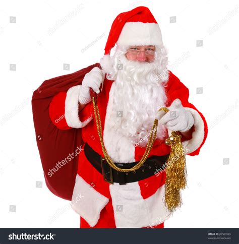 Santa Claus Pointing Finger Stock Photo 20583989 Shutterstock