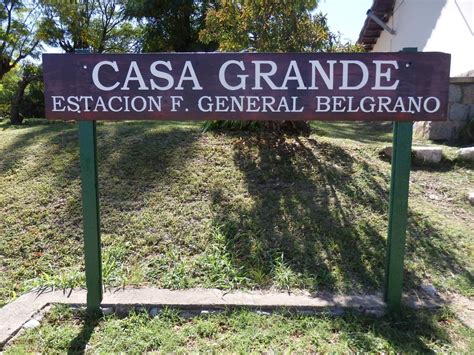 Foto estación histórica del FC Belgrano Casa Grande Córdoba Argentina