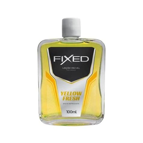 Loção Pós Barba Fixed 100ml Yellow Fresh Homens Barba Pós Barba Na Loja Akai