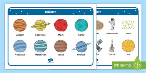 Ruimte Woordmat Teacher Made Twinkl