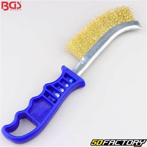 Brosse fils d acier laitoné 260 mm BGS Équipement atelier