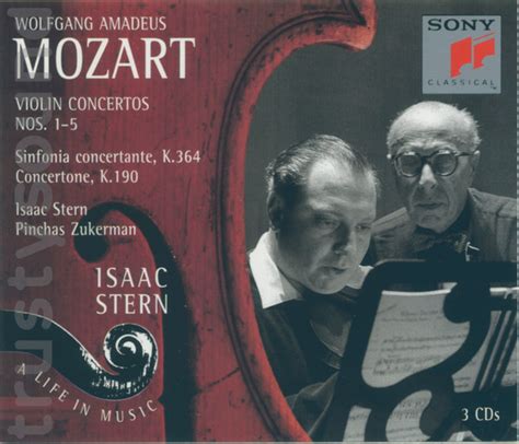 Wolfgang Amadeus Mozart Isaac Stern Pinchas Zukerman Violin