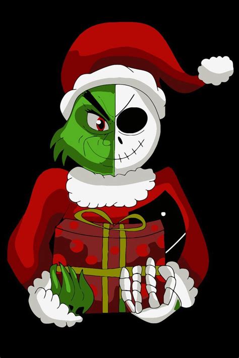 Grinch And Jack Skellington Png Grinch And Skellington Etsy Jack