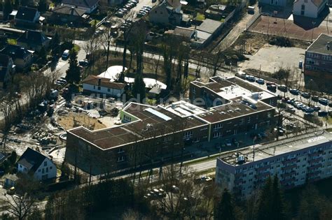 Luftaufnahme Bernau Baustelle Zum Neubau Des Schulgeb Udes