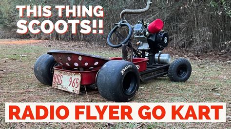 Radio Flyer Wagon Made Into A Go Kart The Power Wagon” Youtube