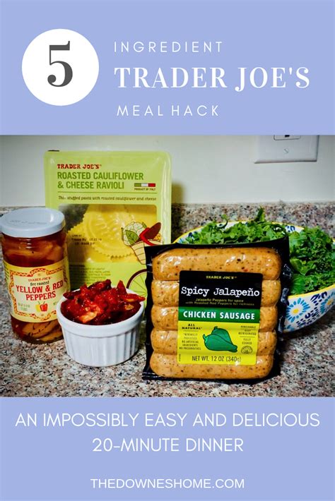 5 Ingredient Trader Joes Meal Hack Food Hacks Trader Joes Recipes