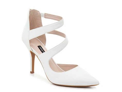 Women S White Dress Pumps And Sandals Dsw Womens White Dress Shoes Bridesmaid Shoes Pump Dress