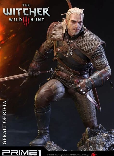 Prime The Witcher Geralt Of Rivia Premium Masterline Statue