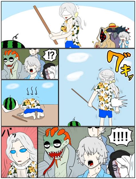 第五人格漫画㉕ 📷 ️ ️🐙🕯🦎⚡️ 「海🏖🐠☀️🌊 Xtenx さんのマンガ ツイコミ仮