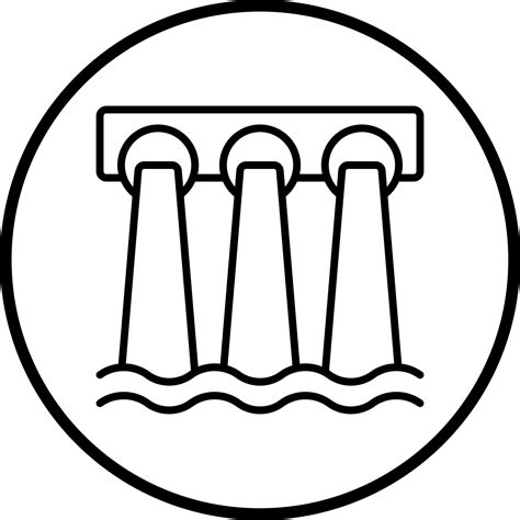Dam Vector Icon Style 22117847 Vector Art At Vecteezy