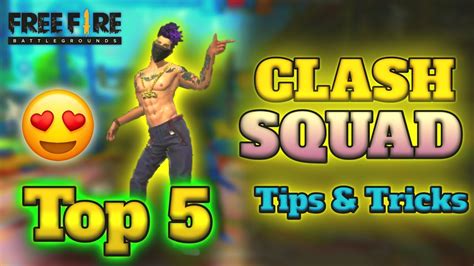 Top 5 Tricksclash Squad Tips And Tricks🔥 Burmuda Clash Squad Top