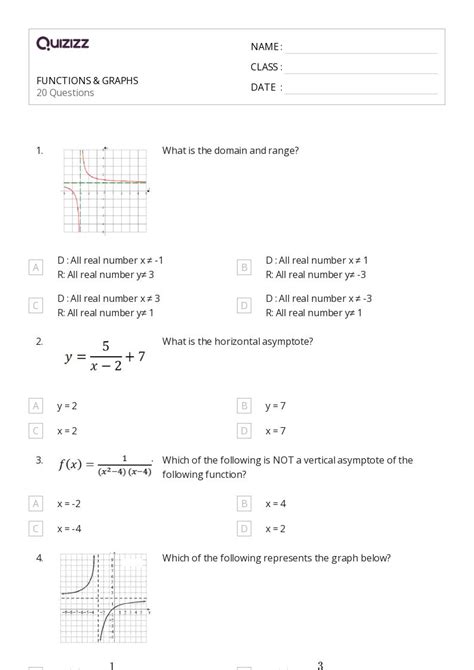 50 Graph Sine Functions Worksheets For 12th Class On Quizizz Free