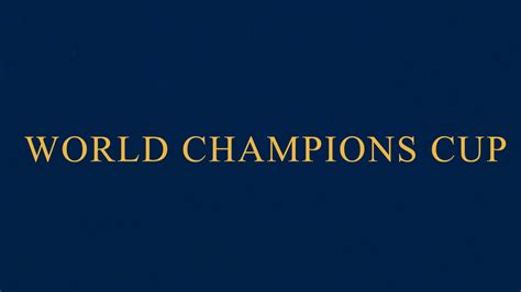 World Champions Cup to Debut in December at Concession Golf Club ...