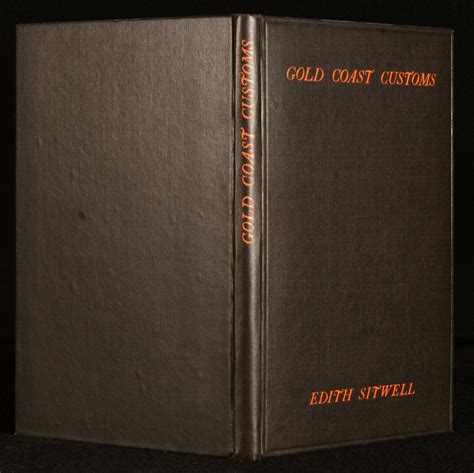 Gold Coast Customs And Other Poems By Edith Sitwell Very Good Indeed