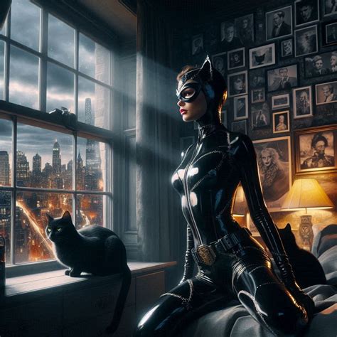 Catwoman In Gotham Ai Generated Artwork Nightcafe Creator