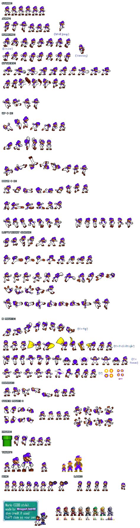 Smg4 Sprite Sheet By Feevgeev On Deviantart