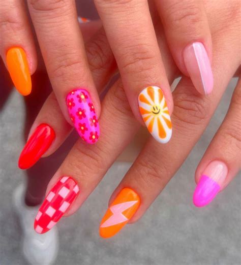 Dive Into Summer With Vibrant Nail Art Designs Mix N Match Summery Nails